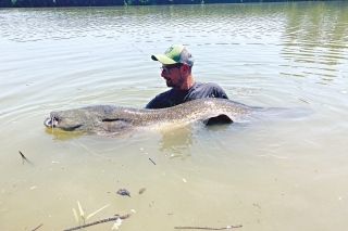 Zatiaľ môj najväčší 
z tejto sezóny – 195 cm.