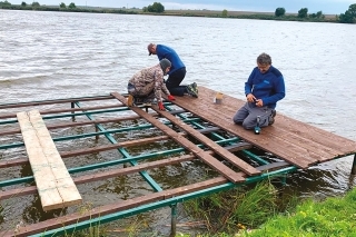 Väčšinu prác sme sa snažili vykonávať svojpomocne.