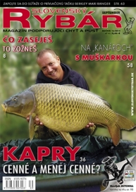 magazín, slovenský, rybár, vydanie, september, 2014