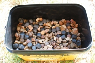Na zakrmovanie rád používam kombináciu boilies halibut peliety.