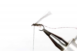 3. Nadabujem telíčko a pridám kúsok Aero Dry Wing.