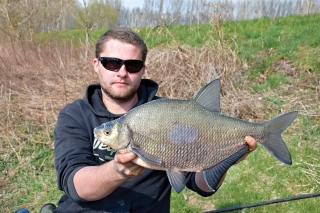 Pleskáč vysoký –
typická ryba
na feeder
v jarnom období.