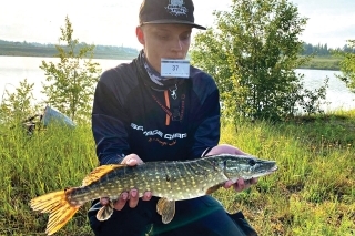 Silas Mlodzik a prvá bodovaná šťuka.