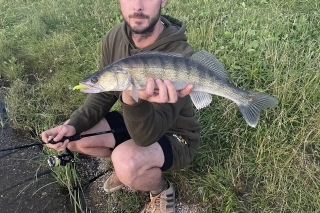 Najlepší čas na lov pri západe slnka. Tentoraz opäť citrónová farba rippera nesklamala.